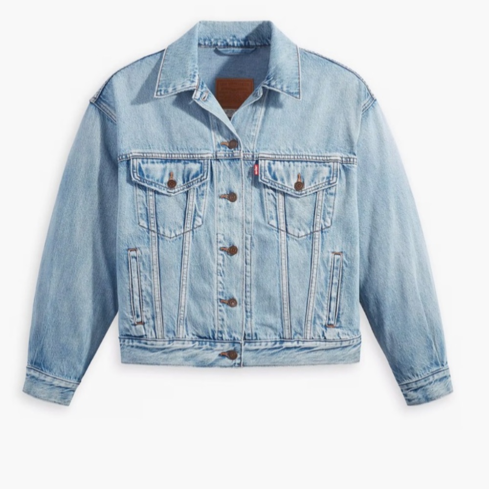 Levi's Light Wash Blue Denim Trucker Jacket